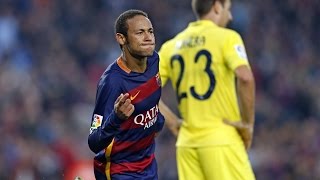 Neymar’s wonder goal against Villarreal  Puskas Award candidate 2016 [upl. by Narba385]