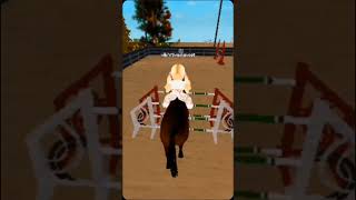 Jump without a saddle😻 roblox horseridingelite horse robloxhorse rblx fyp [upl. by Magdaia]