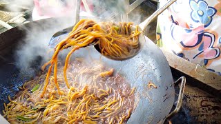 STREET FOOD in PENANG MORNING MARKET  Malaysia  Jelutong Street Market [upl. by Tnirb]