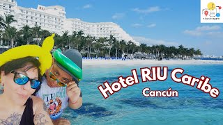 HOTEL RIU CARIBE CANCÚN  zona hoteleraTodo incluido all inclusive familiar Abril 2024 RIU party [upl. by Ayanat84]