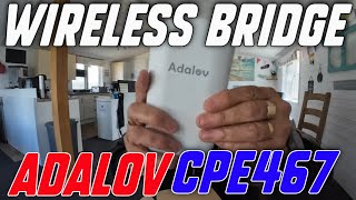 Adalov CPE467 58GHz Wireless Bridge [upl. by Rochkind]