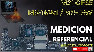 MS16W11  MSIGF65  MEDICIONES DE REFERENCIA [upl. by Pascal]