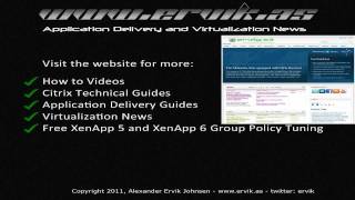 How to install and configure Citrix XenApp 65 [upl. by Ardnaeel]