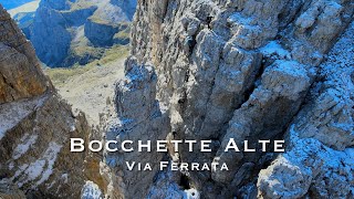 Best via Ferrata in Italy  Bocchette Alte  Brenta Dolomites ep2 [upl. by Issirk]