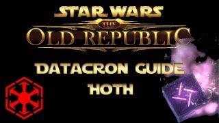 SWTOR  Datacron Guide  Hoth Empire [upl. by Madai]