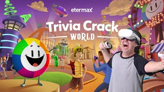 TRIVIA IN A THEME PARK CHECKING OUT TRIVIA CRACK WORLD FOR META QUEST [upl. by Nnylyaj]