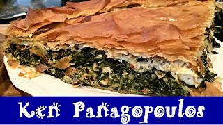 Spanakopita  Greek Spinach Pie Recipe  Σπανακόπιτα [upl. by Nikolaus]