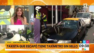 Estación Central Taxista evade fiscalización y es detenido en estado de ebriedad Tu Día  Canal 13 [upl. by Notgnirrac246]