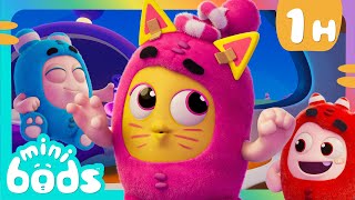 Jeffs Suspicious Sick Day  Minibods  Mini Oddbods  Baby Oddbods  Funny Cartoons For Kids [upl. by Ttoille971]