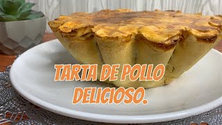 Tarta de Pollo Delicioso y Muy Fácil de Preparar Recetas en Familia [upl. by Sudnac]