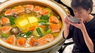 Fondue Japonaise au Saumon  Ishikarinabé  Cuisine Japonaise  Kumiko Recette [upl. by Eneloc555]