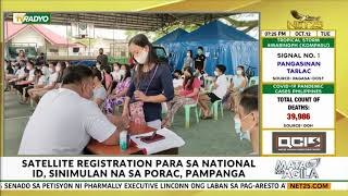 Satellite registration para sa National ID sinimulan na sa Porac Pampanga [upl. by Fogarty]