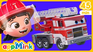 🚒🎶 Fire Truck Song🚨 Fireside Melodies and Adventures 🌟🔥 appmink nurseryrhymes kidssong [upl. by Eiramrebma]