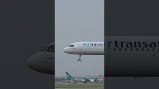 Air Transat A321neo Arriving into dublinairport aviation planespotting fyp [upl. by Ashjian]