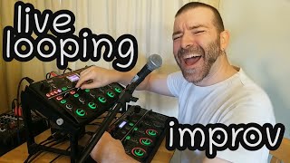 Live Looping amp Chill 😊 Wednesday hangout  improvised beats  only vocals  20240731 [upl. by Diskson137]