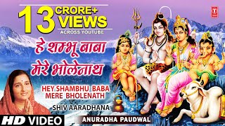 हे शम्भू बाबा Hey Shambhu Baba Mere Bhole Naath I Shiv Bhajan I Shiv Mahima I Anuradha Paudwal [upl. by Eeb]