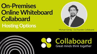 OnPremises Online Whiteboard Collaboard  Hosting Options [upl. by Fillander]