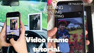 Video frame tutorial Motion frame Detailed video Malayalam [upl. by Nosimaj]