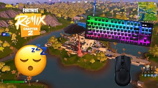 SteelSeries Apex Pro TKL ASMR 😴Fortnite Remix Ranked Solo🏆 Satisfying Keyboard Fortnite [upl. by Anaicul714]