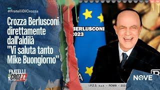 Crozza Berlusconi direttamente dallaldilà quotVi saluta tanto Mike Buongiornoquot  Fratelli di Crozza [upl. by Annaer287]