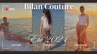 Bilan couture  mes cousettes de l été 2024 [upl. by Aynatan233]