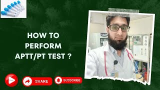 how to perform APTT test APTTActivated partial thromboplastin time [upl. by Hortensa]