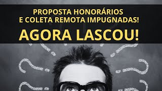 PROPOSTA DE HONORÁRIOS E COLETA REMOTA IMPUGNADA E AGORA [upl. by Esinrahc]