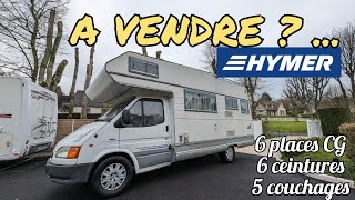 A vendre  Un Hymer vintage et étonnant  6 places dans un peu  de 6m [upl. by Elorac]