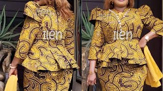 Lovely Ankara Dresses With Beautiful Designs Bubu Ankara Kaftan Gown Styles Adorable Lace Styles [upl. by Orimar221]