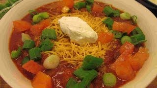 Mexican Chili Recipe  Ground Beef amp Bean Chili Recipe [upl. by Ybrad]