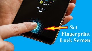 How to Set Fingerprint Lock on Display in Any Mobile Phone [upl. by Bergen]