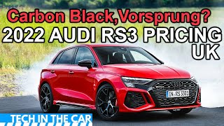 CONFIGURING THE 2022 AUDI RS3 WHAT DOES IT COST [upl. by Cammie]