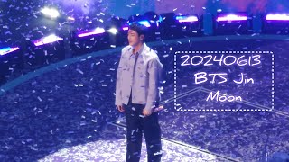 4K20240613 Moon  ending Jin fan meeting BTS Festa fancam [upl. by Cassius]