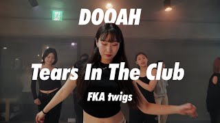 FKA twigs  Tears In The Club  Dooah Choreography [upl. by Eelek]