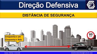 Distância de Segurança  Distância de Seguimento Distâncias de Reação Frenagem e Parada [upl. by Eycal736]