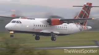 The Last ATR42 of 2024 City of Derry Airport 25th October 2024 [upl. by Nogaem]