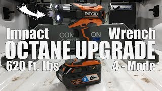 RIDGID OCTANE 620 Ft Lbs 12quot Impact Wrench R86011 Update amp Review [upl. by Orian]