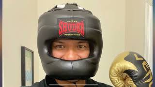 Shuder Fullface nosebar Headgear MMA and MuayThai Sparring and Training revieww [upl. by Mcgill953]