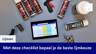 Bepaal de juiste lijmkeuze met deze checklist  Lijmadvies [upl. by Marler]