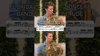 Florida all state concert band technical etude and practice track are live fba fmea floridamusic [upl. by Kire]