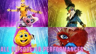 All Episode 10 Performances Group B SemiFinals  The Masked Singer Season 6 [upl. by Sezen]