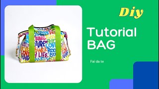 BORSA URBAN STREEET  BORSA fai da te  Come cucire una BORSA in tessuto di similpelle  DIY BAG [upl. by Niar]