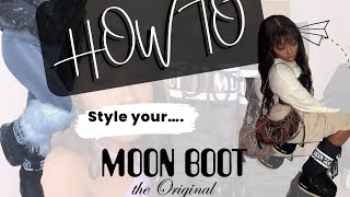 5 Ways to style MOON BOOTS Winter Edition ❄️ [upl. by Eiznekcm]