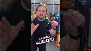 How To Coil A Guitar Cable shorts [upl. by Aloel]