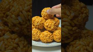 Murir Moa Recipe shorts food moa laddu [upl. by Oretos501]