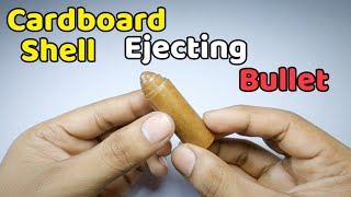 Cardboard shell ejecting bullet  Simplecraft trending diycrafts [upl. by Novelc]