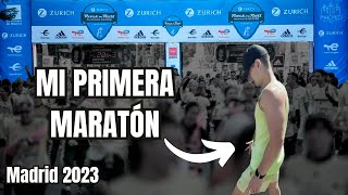 MI PRIMERA MARATÓN 🏃‍♂️  Documental Maratón MADRID 2023 [upl. by Westbrook]