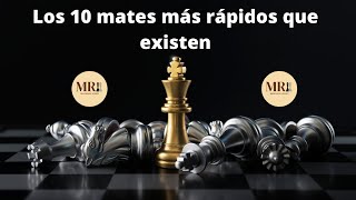 Los 10 MATES más rápidos que existen🧐Aprender AJEDREZ😲 [upl. by Hogarth77]