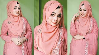 Gorgeous Hijab style with Selwer Kamiz by Tania [upl. by Emmalynn761]