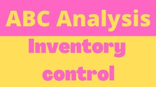 8 ABC Analysis  Material Cost  Cost Accounting BCOMBBACA etc [upl. by Dunaville475]